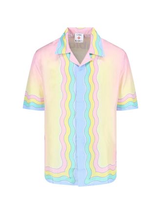 Casablanca Multicolor For The Love Of Dance Silk Shirt