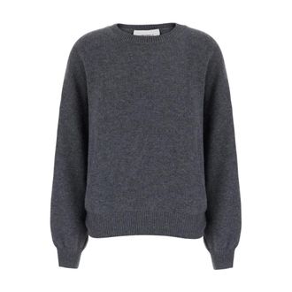 Lisa Yang Dames, Truien, Grijs, Maat: XS Kasjmier