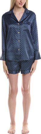 Petite Plume 2pc Silk Pajama Set