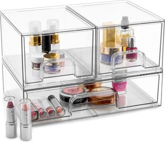 Sorbus Acrylic Organizer Storage Drawers