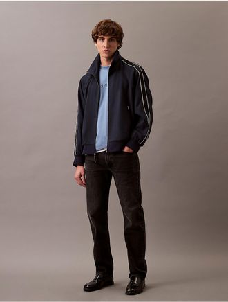 Calvin Klein Jeans Calvin Klein Mens Slim Straight Fit Jeans - Black - 30W x 30L