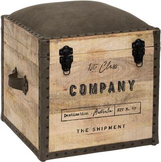 Atmosphera Atmosphera - Ba&uacute;l Puff colonial Gris Topo - Topo