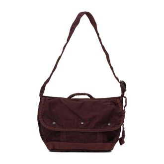 Porter-Yoshida & Co. Crag Messenger Grote Schoudertas - Heren - Tassen - Rood - Maat: ONE Size Katoen