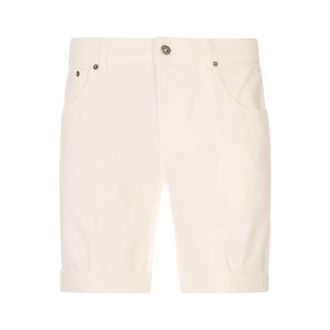 Dondup Casual Shorts, male, White, Size: W35 Mius Bermuda
