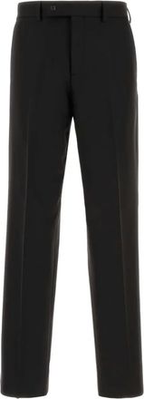 Fendi twill trousers - Black