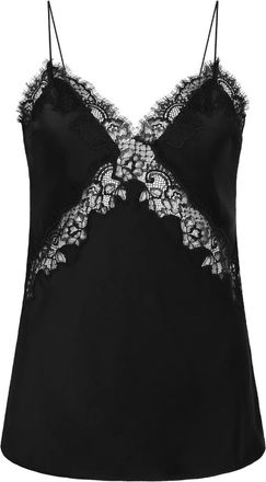 Rebecca Vallance Canotta con inserti in pizzo - Nero