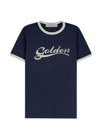 Golden Goose Vintage Script Logo Short-Sleeved T-Shirt