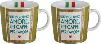 Rosanna Set Of 2 The Grand Tour Italy Mugs