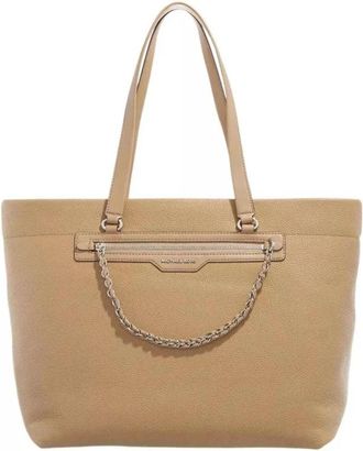 Michael Kors Cowhide Leather Shopper - Dames - Shoppers - Beige - ONE Size - Leer - Tassen