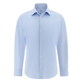 Boggi Milano Heren, Overhemden, Blauw, Maat: XL Jersey