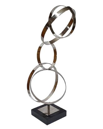 A&B Home Discontinued A&B Home Twinings Ring Statuary With Marble Base