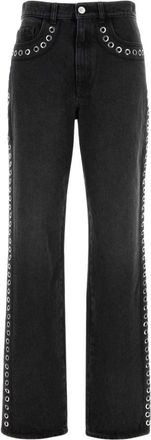 Marni Rechte jeans - Dames - Jeans - Zwart - Maat: XS Denim