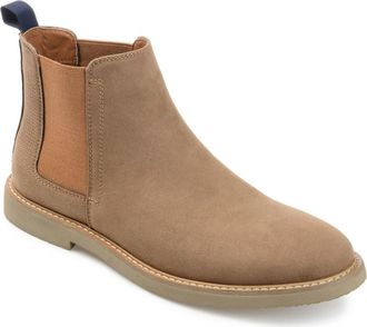 Vance Co. Marshon Vegan Suede Chelsea Boot in Tan at Nordstrom Rack, Size 11.5
