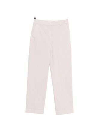 Via Masini 80 Cotton Straight Leg Trousers