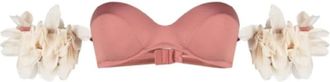 La Reveche Roze Bloemen Bikini Top - Dames - Bikinis - Roze - L - Badmode
