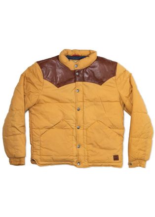 Iron And Resin Mens Palisades Jacket In Mustard
