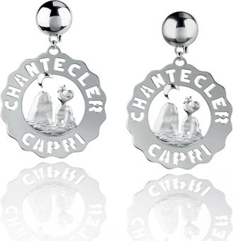 CHANTECLER Logo Faraglioni Earrings - Dames - Oorbellen - Grijs - ONE Size - Accessoires