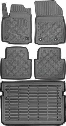 OEM Juego De Alfombrillas Para Coche Y Maletero Para Citro&euml;n C3 Ii Aircross Crossover De 2017