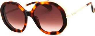 Max Mara MM0094 52F Dark Havana/Brown Gradient