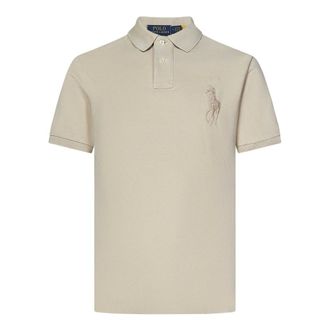 Ralph Lauren Heren, Tops, Beige, Maat: S Katoen