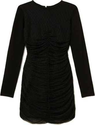 Twinset Short Dress - Dames - Korte kleedjes - Zwart - S - Kleedjes