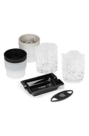 Brookstone Whiskey & Cigar Gift Set in Black at Nordstrom Rack