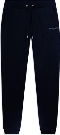 Freddy Pantaloni Sportivi con Polsini e Vita in Costina