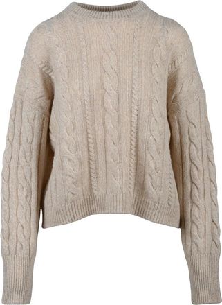 Pennyblack Cable Knit Crewneck Sweater with Timeless Design