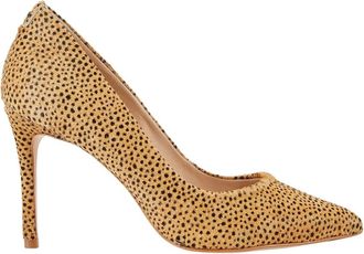 Cosmoparis Schoenen, Dames, Bruin, 39 EU, Leer, Schoenen met luipaardprint en puntige hak