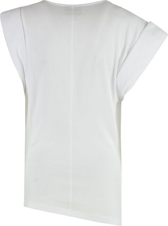 Isabel Marant Womens Draped Cotton T-Shirt White T-Shirts & Jerseys