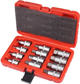 OEM Juego De 12 Llaves Allen De 1/2, Llaves Hexagonales Internas Con Estuche De Pl&aacute;stico Y Caja De Almacenamiento, 5, 6, 7, 8, 10, 12, 14, 16, 17, 18, 19,