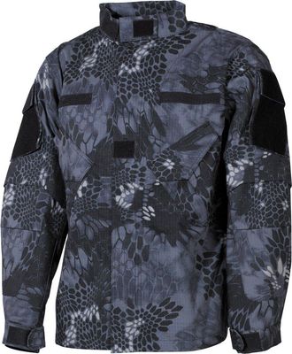 MFH Mens Mission Combat Jacket Snake Black size XXL