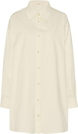 The Row Off White Relaxed Solid Shirt