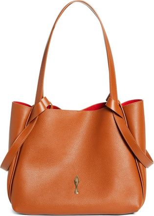 Christian Louboutin Small Bettina Leather Tote in Bg71 Cuoio at Nordstrom