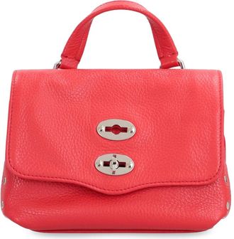 Zanellato Tassen, Dames, Rood, ONE Size, Leer, Postina Baby Bag