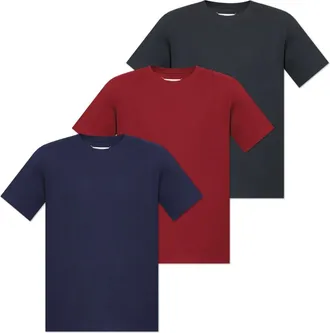 Maison Margiela T-Shirts, male, Multicolor, Size: 2XS 3-pack of t-shirts