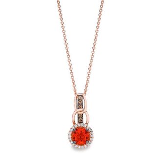 Le Vian Ladies Chocolatier Necklaces set in 14K Strawberry Gold