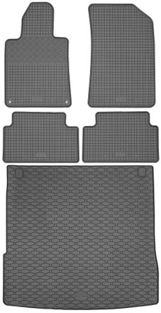 OEM Peugeot 508 I Sw / Kombi De 01.2011 A 09.2018 Set - Alfombrillas De Goma Para Coche + Alfombrilla Para Maletero