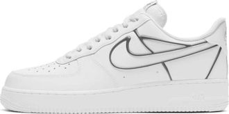 Nike Fitness, Heren, Wit, 45 1/2 EU, Leer, Air Force 1 Low