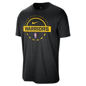 Nike Golden State Warriors Nike Mens NBA Practice T-Shirt in Black | HQ9711-010