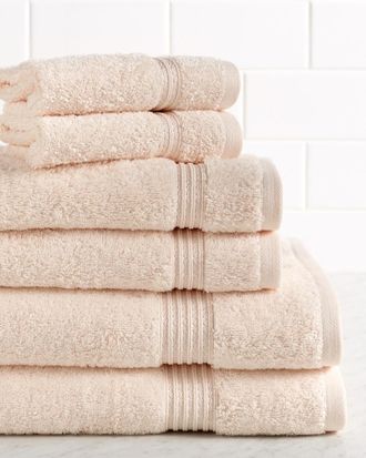 Superior Solid Soft 6Pc Absorbent Egyptian Cotton Towel Set