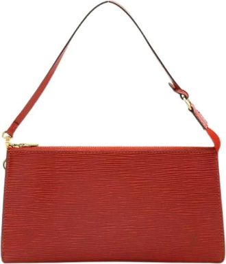 Louis Vuitton Pre-owned Shoulder Bags, female, Red, Size: ONE SIZE Pre-owned Vintage Leather Shoulder Bag