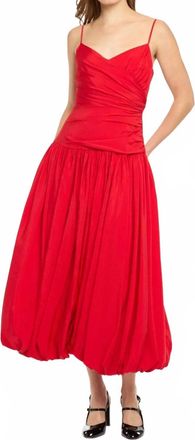 Cinq &agrave; Sept Fia Dress In Red