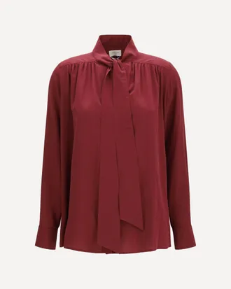 Jacob Cohen Silk Shirt with tie Female 40