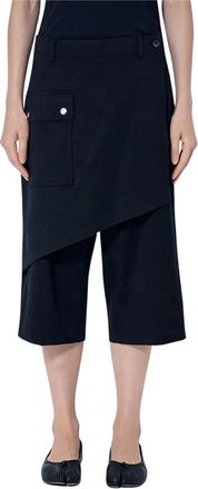 Kiko Kostadinov Kiko Kostadinov, Korte Broeken, Dames, Zwart, S, Wol, Linnet Wrap Culottes