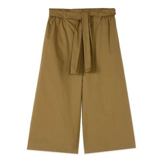 Oltre Gonna pantalone con fusciacca - - Trousers - Donna - Verde - L
