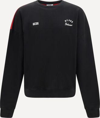 GCDS Crewneck Sweatshirt with back logo Male XL