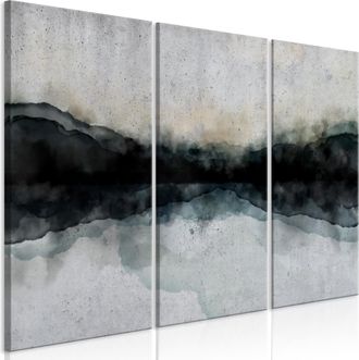 Artgeist Dipinto - Superficie Di Un Lago Di Montagna (3 Parti)
