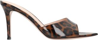 Gianvito Rossi Leopard Print Pointed Heels