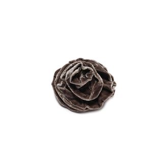 Maliparmi Fluweel Strik Broche - Dames - Broches - Bruin - ONE Size - Polyester - Accessoires